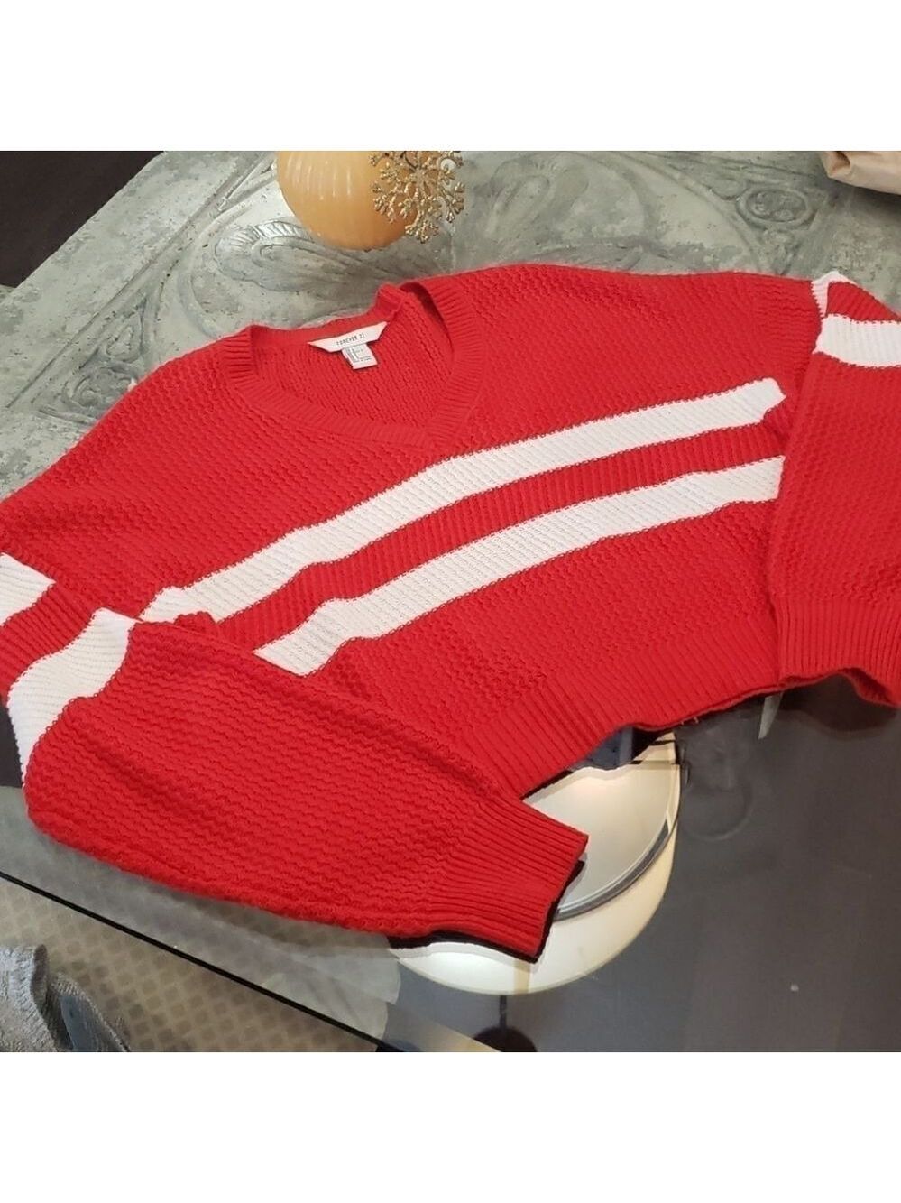 FOREVER 21 Knit Cropped Sweater